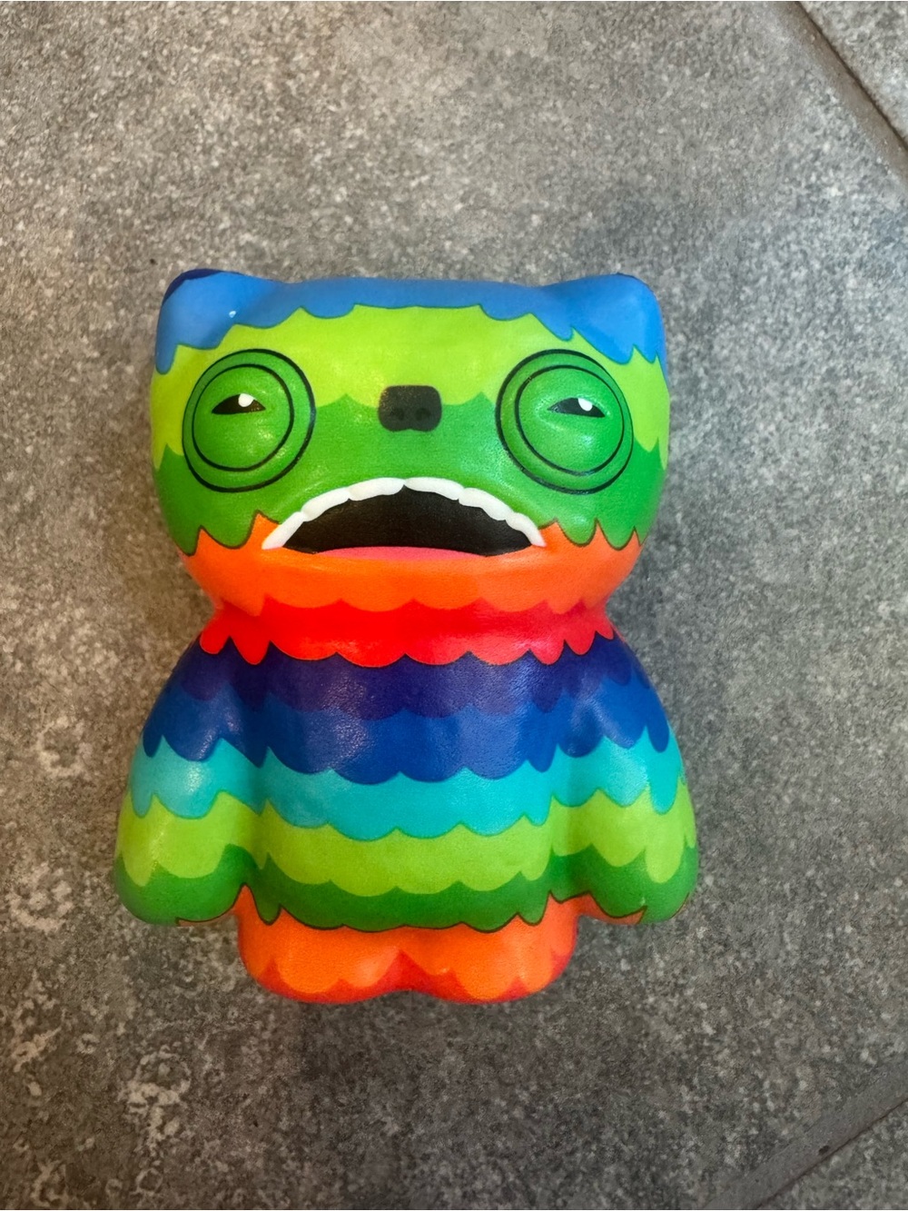 mini fuggler squeezable Colorful Monster squeezer stress relieve Toy Collectible